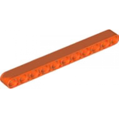 reddish orange technic liftarm thick 1 x 11