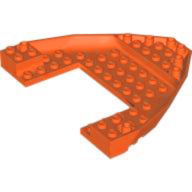 reddish orange boat bow brick 10 x 12 x 1 open