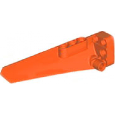 reddish orange technic panel fairing 6 long smooth side b