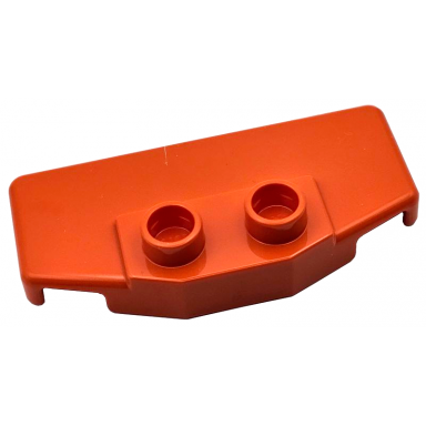 reddish orange duplo rear spoiler wing