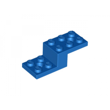 blue bracket 5 x 2 x 1 1 3 with 2 holes and bottom tube