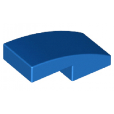 blue slope curved 2 x 1 x 2 3