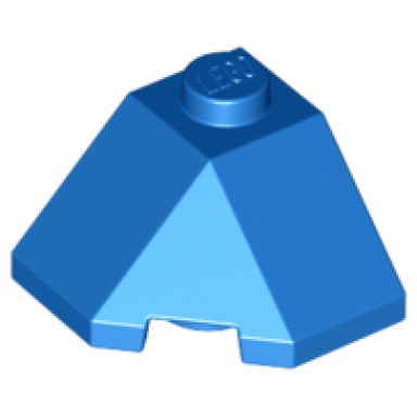 blue wedge 2 x 2 slope 45 corner