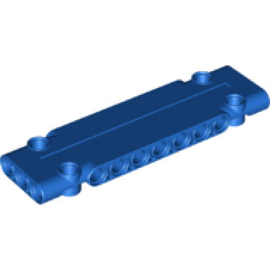 blue technic panel plate 3 x 11 x 1