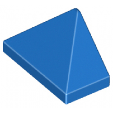 blue slope 45 2 x 1 triple with bottom stud holder