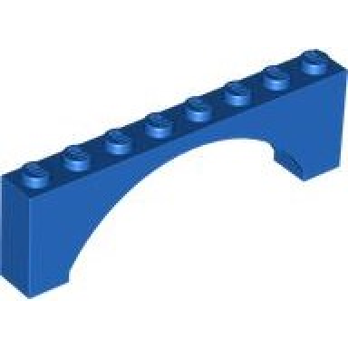 blue arch 1 x 8 x 2 raised