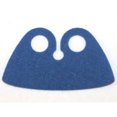 blue minifigure cape cloth high rounded collar