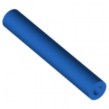 blue hose pneumatic 4mm d v2 precut 3l 2.4cm