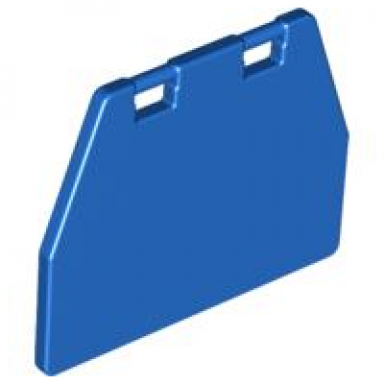 blue duplo door window pane mailbox flap