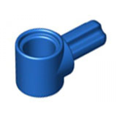 blue technic axle and pin connector hub with 1l axle