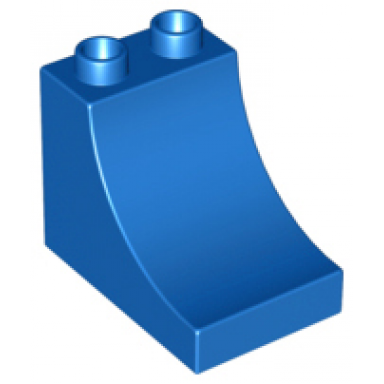 blue duplo brick 2 x 3 x 2 arch inverted