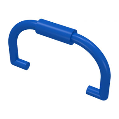 blue container bucket 2 x 2 x 2 handle