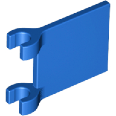 blue flag 2 x 2 square