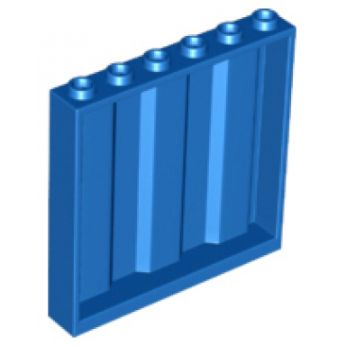 blue panel 1 x 6 x 5 with corrugated profile