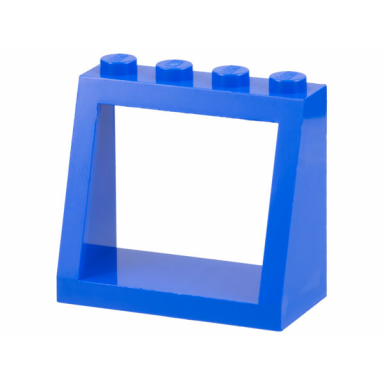 blue windscreen 2 x 4 x 3 frame - solid studs