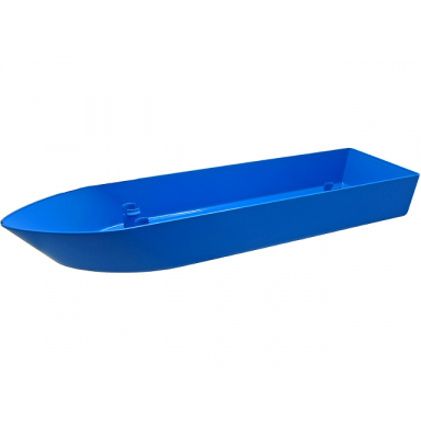 blue boat hull unitary 41 x 12 x 5 base