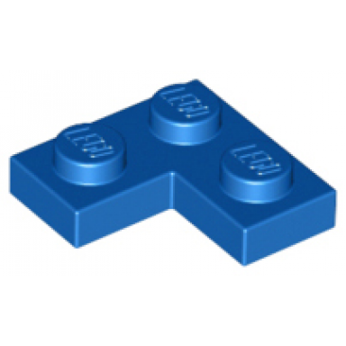 blue plate 2 x 2 corner