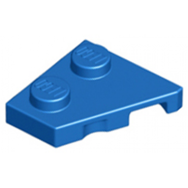 blue wedge plate 2 x 2 left
