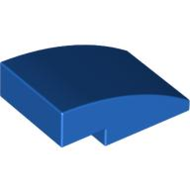 blue slope curved 3 x 2