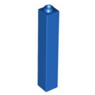 blue brick 1 x 1 x 5 - hollow stud