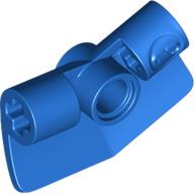 blue technic panel curved 3 2 x 3 x 1 angled