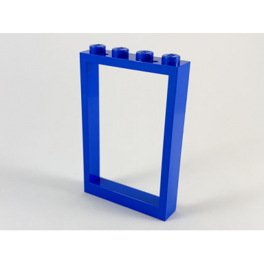 blue window 1 x 4 x 5 with solid studs