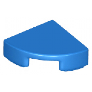 blue tile round 1 x 1 quarter