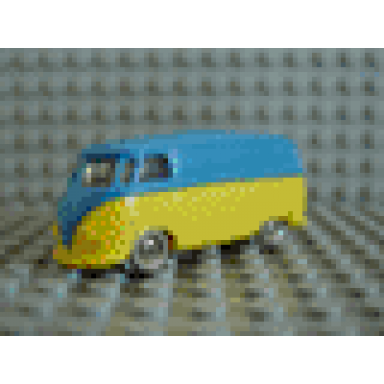 ho scale vw van with yellow base