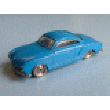 blue ho scale vw karmann ghia