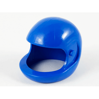 blue technic figure accessory helmet