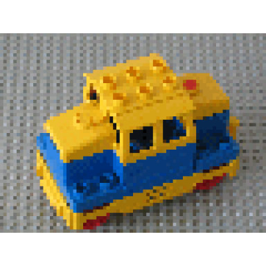 blue duplo train locomotive