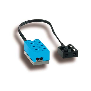 blue electric sensor light with non-removable lead undetermined type