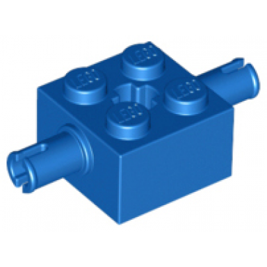 brick modified 2 x 2 with pins and axle hole
