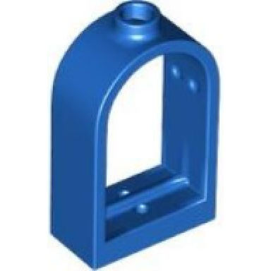 blue window 1 x 2 x 2 2 3 with rounded top