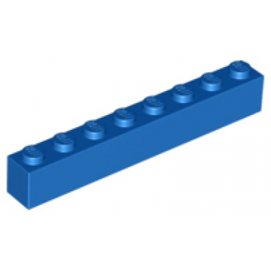 blue brick 1 x 8