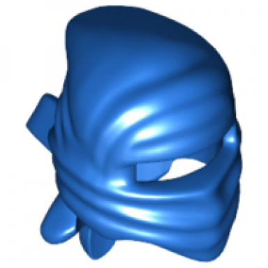 blue minifigure headgear ninja wrap