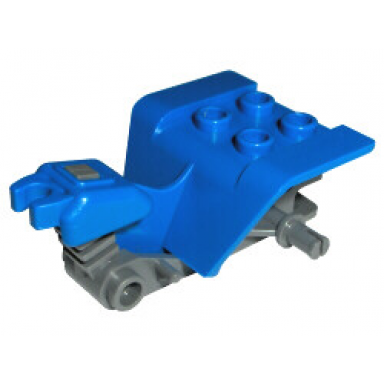 tricycle body top with dark bluish gray chassis 30187 30188