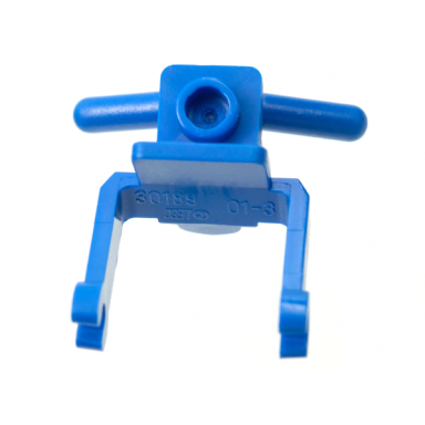 blue tricycle body front fork handlebars