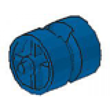 blue wheel center wide with stub axles tricycle