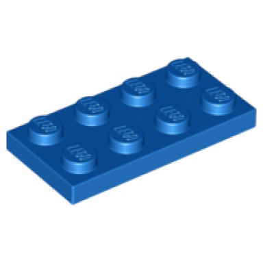 blue plate 2 x 4