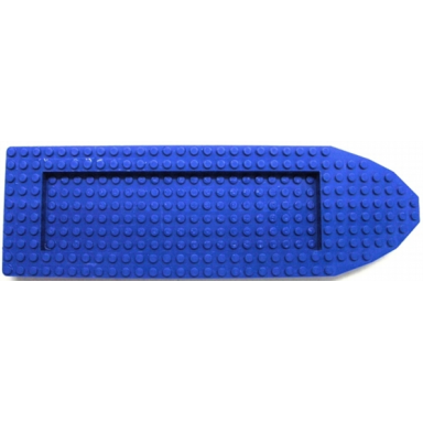 blue boat hull unitary 32 x 10 x 1 2 3 top