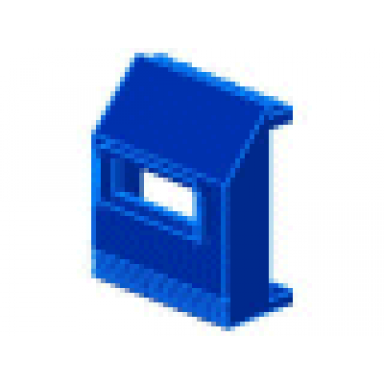 blue panel 3 x 6 x 6 sloped with window