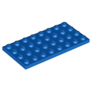 blue plate 4 x 8
