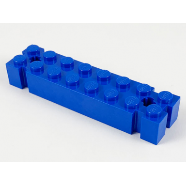 brick modified 2 x 8 with channels and axle holes at ends