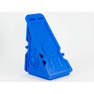 blue vehicle racer launcher
