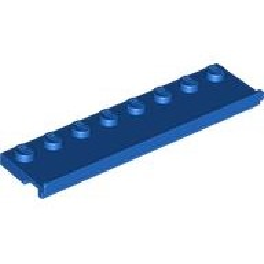 blue plate modified 2 x 8 with door rail