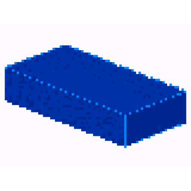 blue tile 1 x 2 without groove