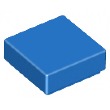 blue tile 1 x 1