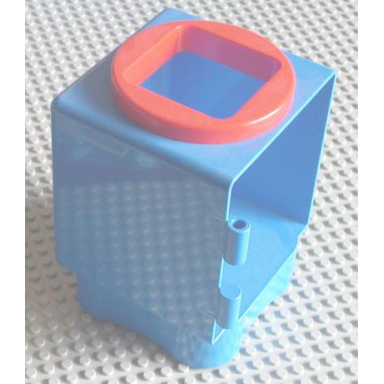 blue primo shape sorter chamber red circle with square opening