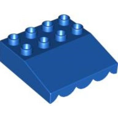 duplo roof sloped 33 4 x 4 with awning overhang
